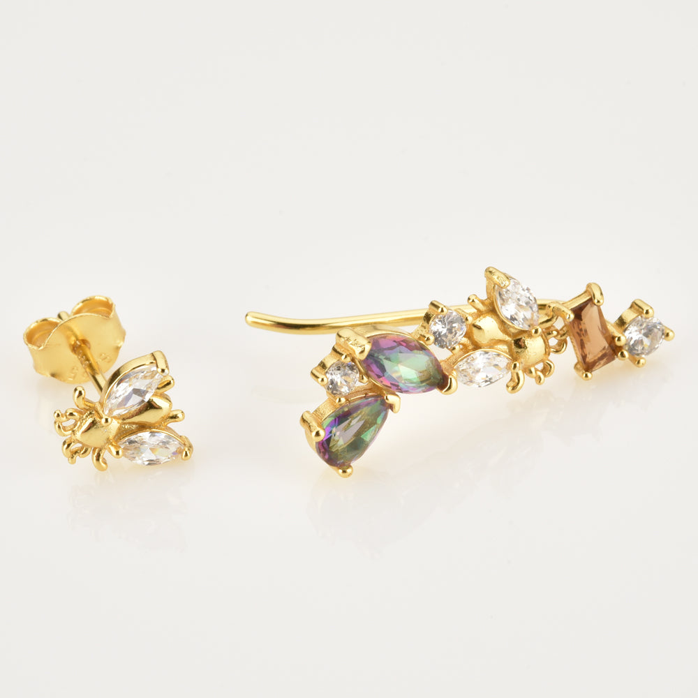 Winter Bee Earrings and Ring Collection - Signature SJ