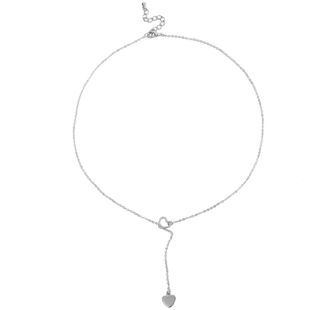 Copper Heart Chain Link Necklace - Signature SJ
